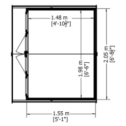 Shire Haddon Summerhouse (incl. Installation) - 7 X 5ft -Elise Bloom 12887381 7104849863784818