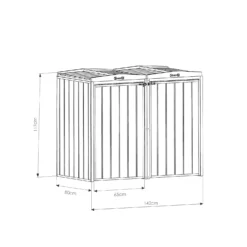 Mercia Double Bin Store 19 Mercia Double Bin Store -Elise Bloom 12888123 2164944420199338