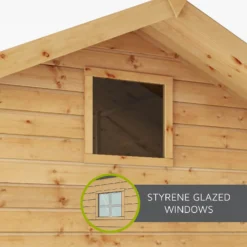 Mercia 5'9ft X 5'8ft Pent Style Wooden Playhouse - Installation Included -Elise Bloom 12888290 1555019819066606