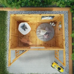 Mercia 5'9ft X 5'8ft Pent Style Wooden Playhouse - Installation Included -Elise Bloom 12888290 2445019819093723