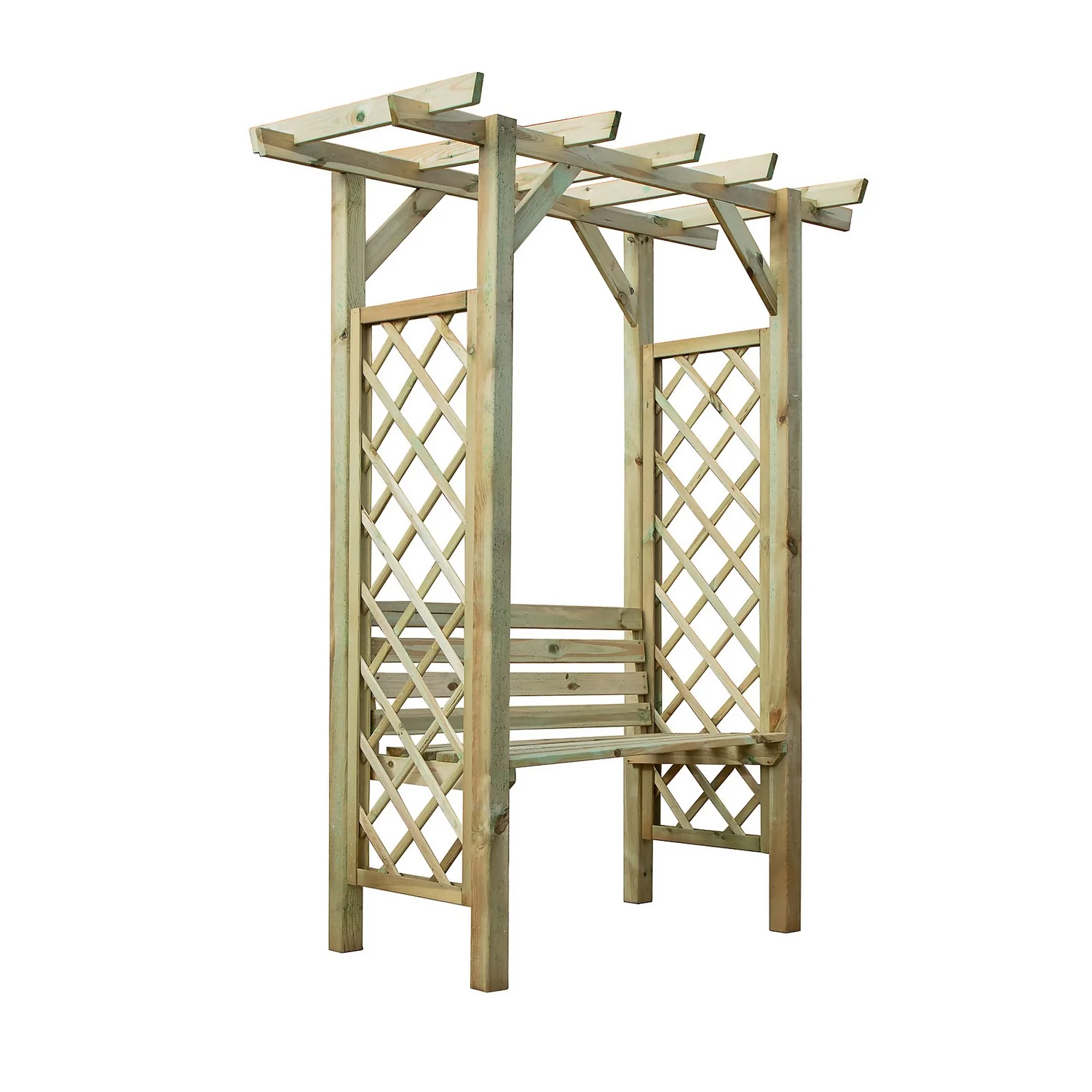 Mercia Pergola Seated Arbour 3 Mercia Pergola Seated Arbour