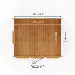 Mercia 3 X 2.5m 19mm Log Cabin 21 Mercia 3 X 2.5m 19mm Log Cabin -Elise Bloom 12888307 1655023719255600