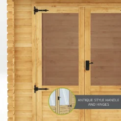 Mercia 3 X 2.5m 19mm Log Cabin 17 Mercia 3 X 2.5m 19mm Log Cabin -Elise Bloom 12888307 5595023718999376