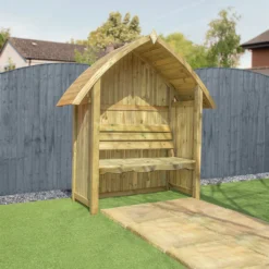 Mercia Arch Top Seated Arbour 14 Mercia Arch Top Seated Arbour -Elise Bloom 12888308 1264884537788928