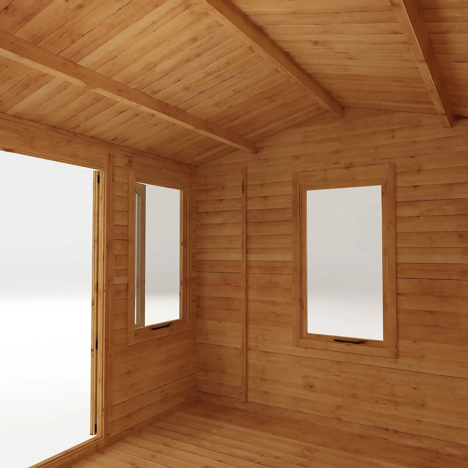 Mercia 4 X 3m 19mm Reverse Log Cabin 6 Mercia 4 X 3m 19mm Reverse Log Cabin - Image 4