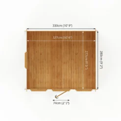 Mercia 3.5 X3m 19mm Log Cabin (Installed) 21 Mercia 3.5 X3m 19mm Log Cabin (Installed) -Elise Bloom 12888466 1215023719128868