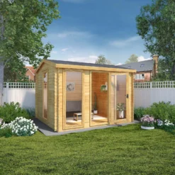 Mercia 3.5 X3m 19mm Log Cabin (Installed) 13 Mercia 3.5 X3m 19mm Log Cabin (Installed) -Elise Bloom 12888466 1545023718700066