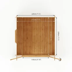 Mercia 2.4 X 2.4m 19mm Log Cabin -Elise Bloom 12888471 5935023718524608