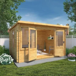 Mercia 4 X 3m 19mm Log Cabin -Elise Bloom 12888476 1045023718720961