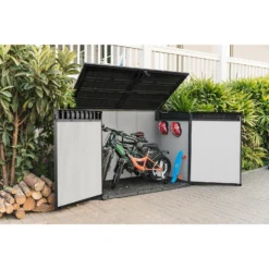 Keter Premier Jumbo Outdoor Garden Storage Shed 2020L - Grey 19 Keter Premier Jumbo Outdoor Garden Storage Shed 2020L - Grey -Elise Bloom 12890915 5944855738417674