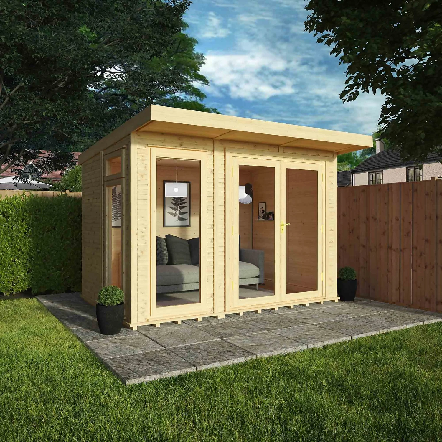 Mercia Insulated Garden Room 3 X 2m - Installed 4 Mercia Insulated Garden Room 3 X 2m - Installed - Image 2