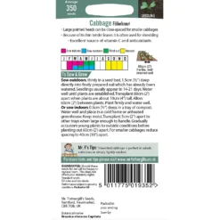Mr. Fothergill's Cabbage Filderkraut Seeds 7 Mr. Fothergill's Cabbage Filderkraut Seeds -Elise Bloom 12967174 1355004224823975