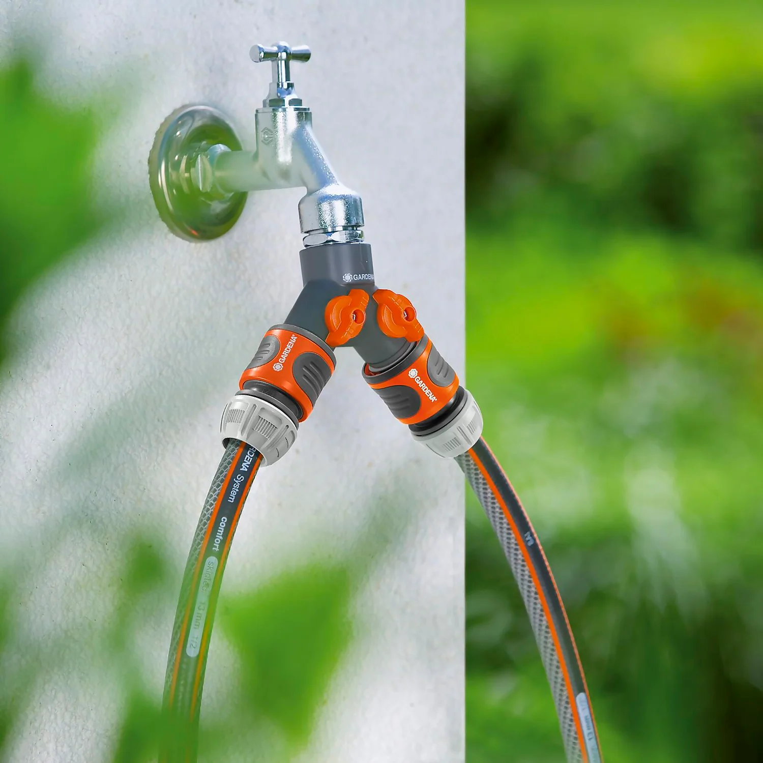 GARDENA Twin Tap Connector 26.5 Mm (G 3/4") 4 GARDENA Twin Tap Connector 26.5 Mm (G 3/4") - Image 2