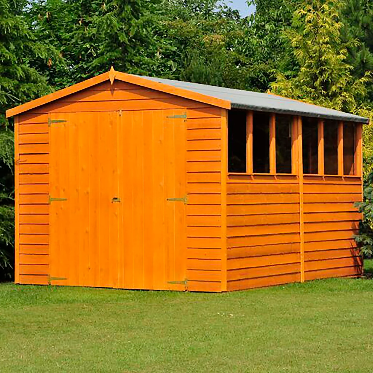 Shire 12 X 8ft Shed Overlap Double Door 5 Shire 12 X 8ft Shed Overlap Double Door - Image 3
