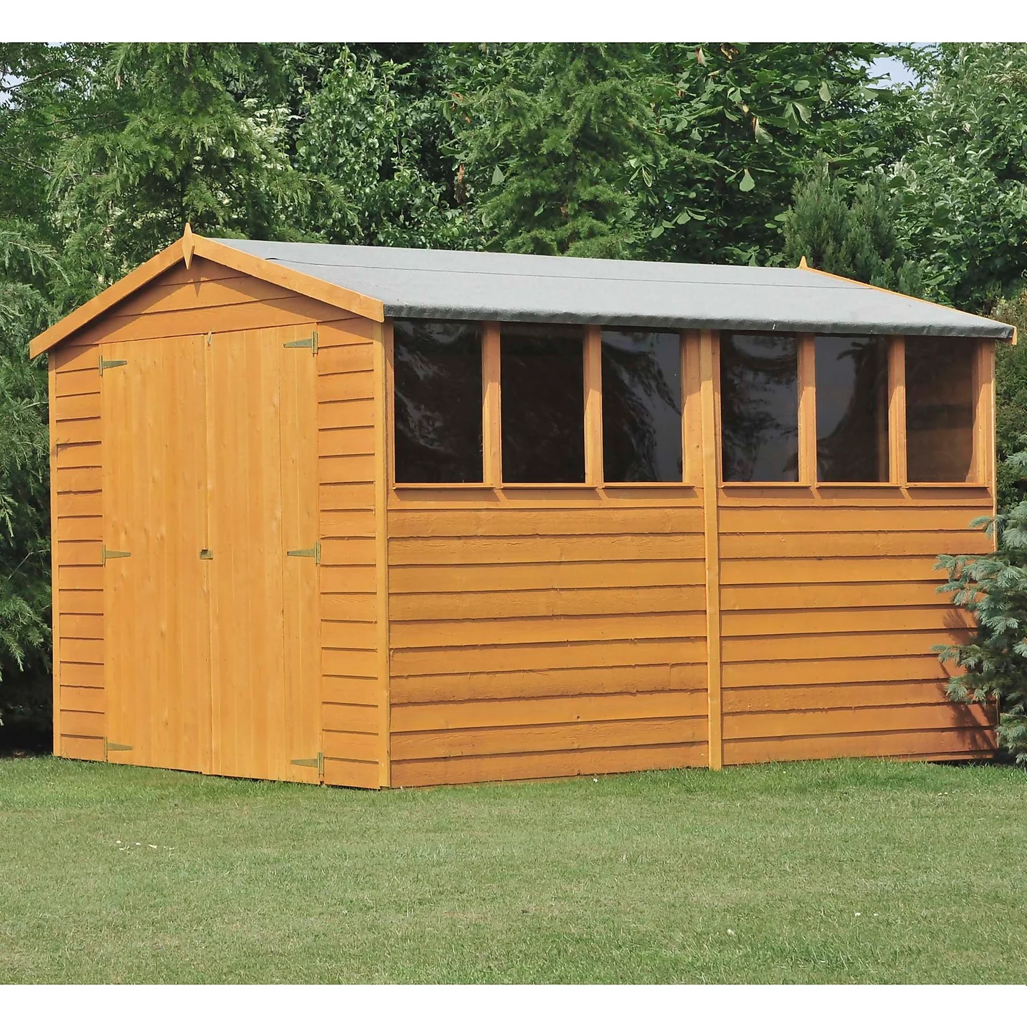 Shire 12 X 8ft Shed Overlap Double Door 4 Shire 12 X 8ft Shed Overlap Double Door - Image 2