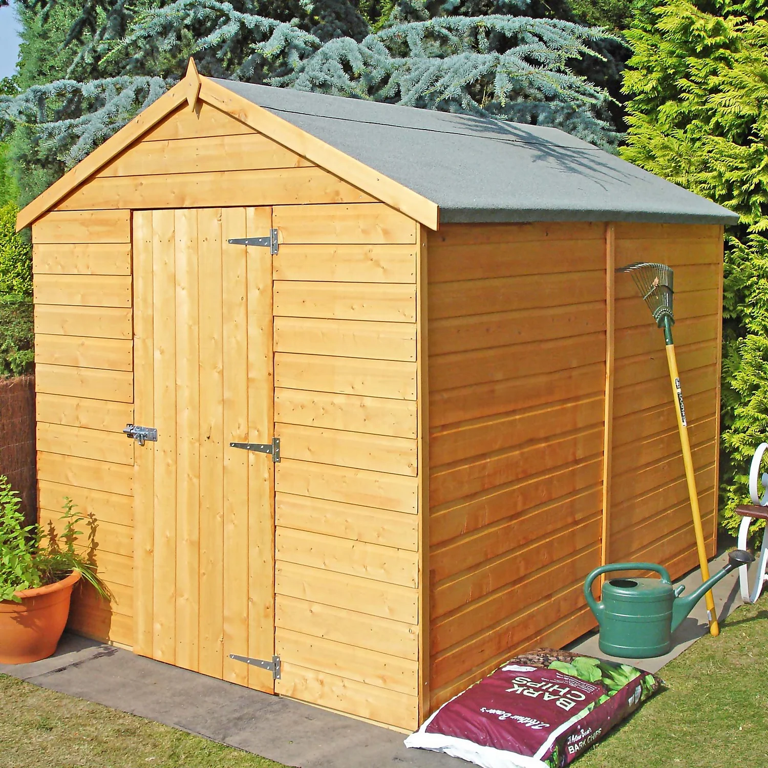 Shire 8 X 6ft Durham Shed Single Door 4 Shire 8 X 6ft Durham Shed Single Door - Image 2