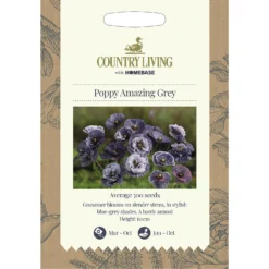 Country Living Poppy Amazing Grey Seeds