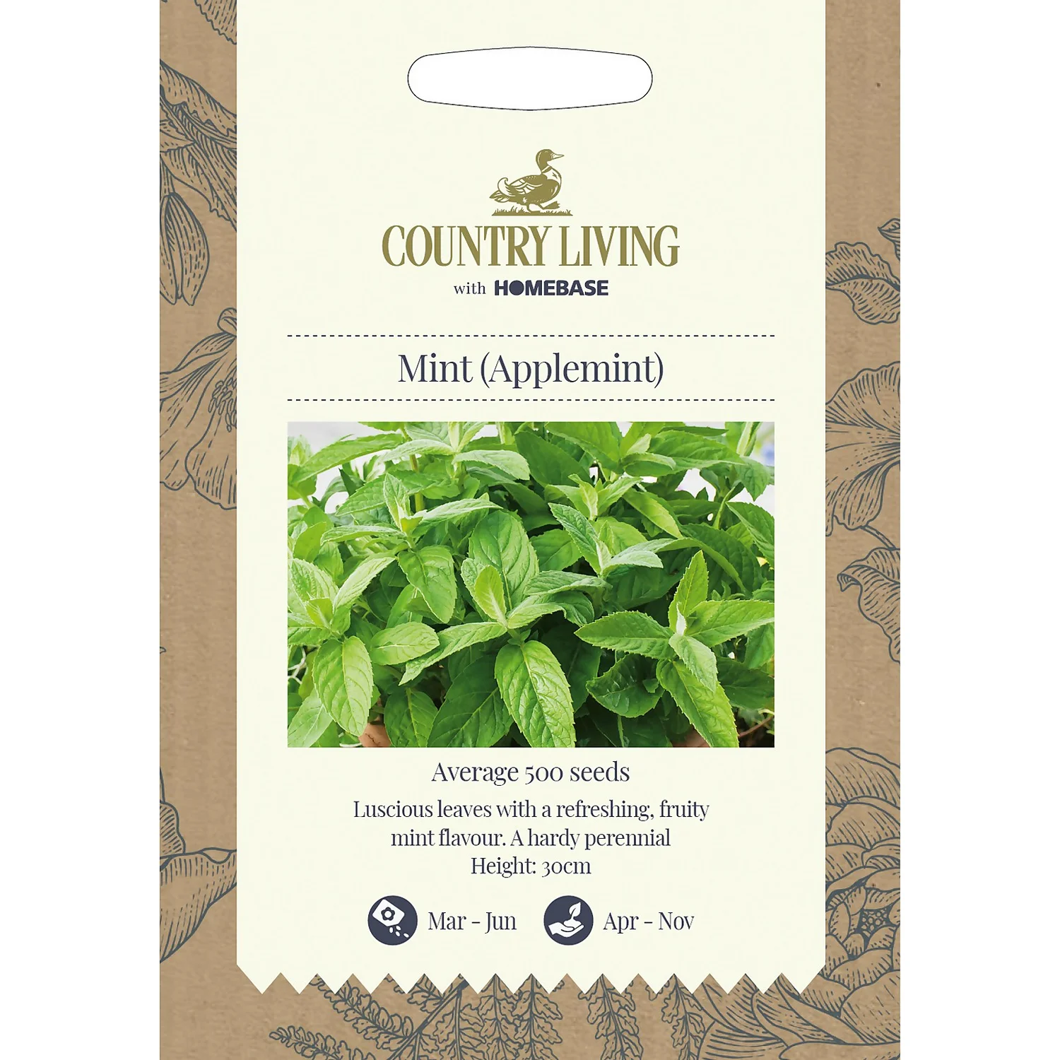 Country Living Mint Applemint Seeds 3 Country Living Mint Applemint Seeds