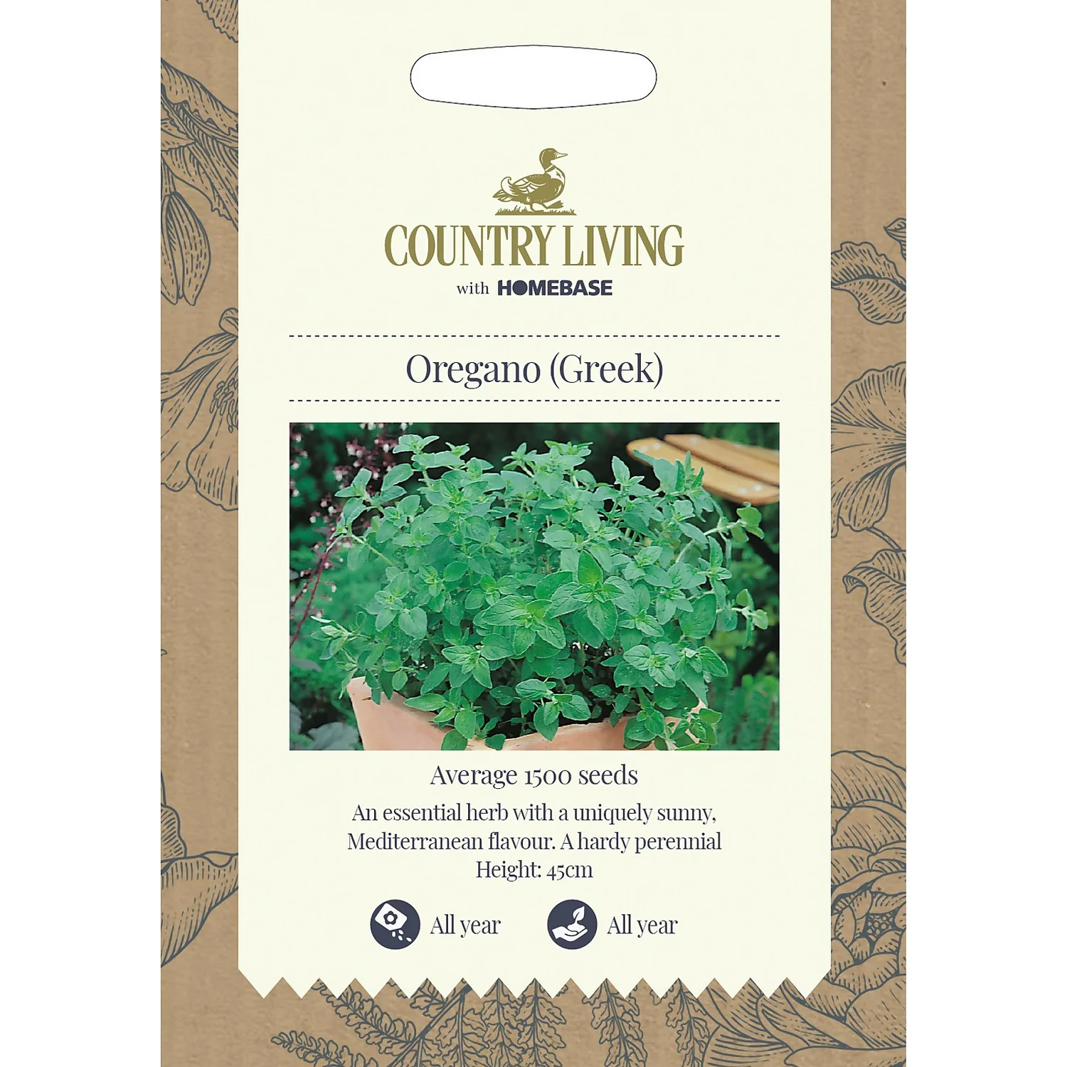 Country Living Oregano Greek Seeds 3 Country Living Oregano Greek Seeds
