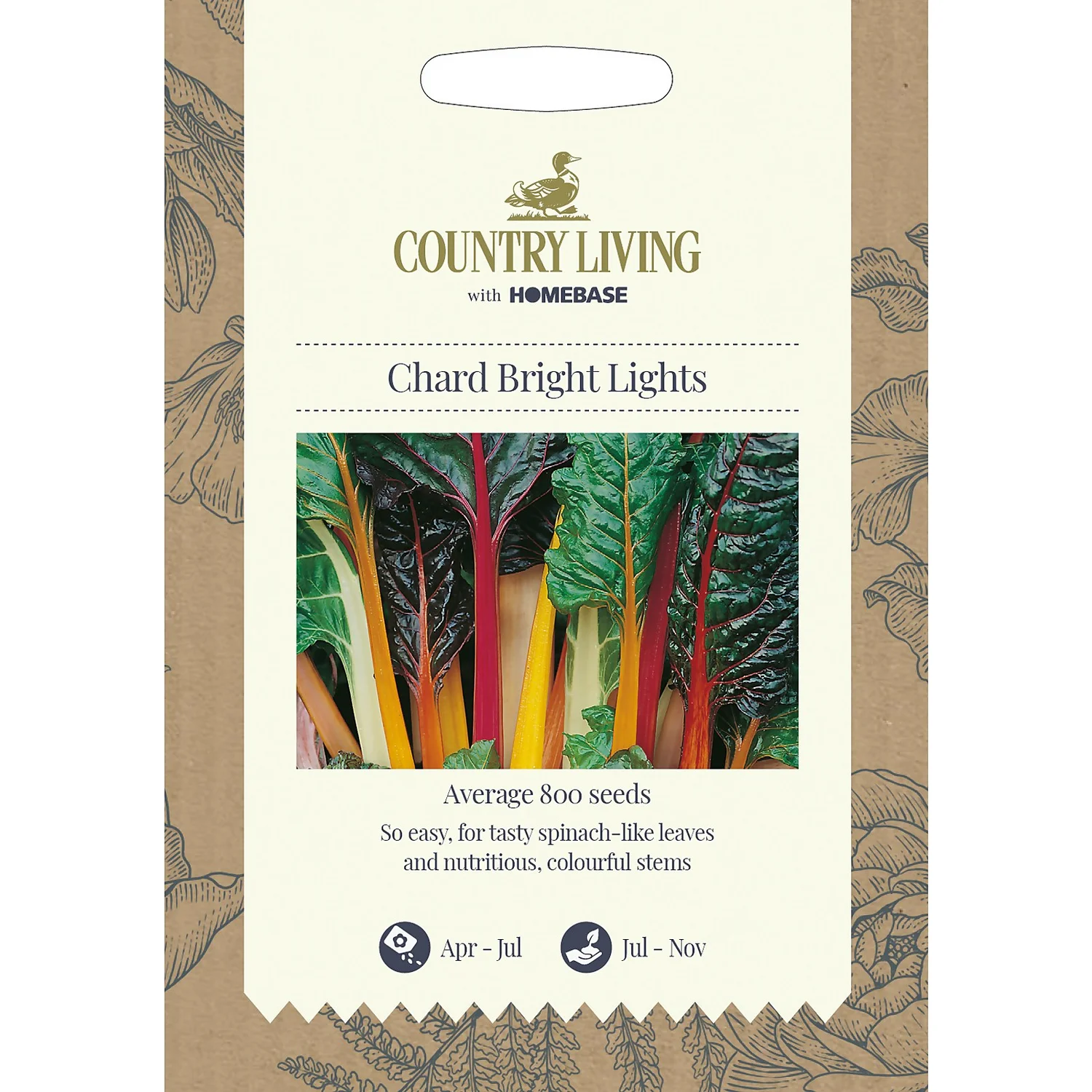 Country Living Chard Bright Lights Seeds 3 Country Living Chard Bright Lights Seeds