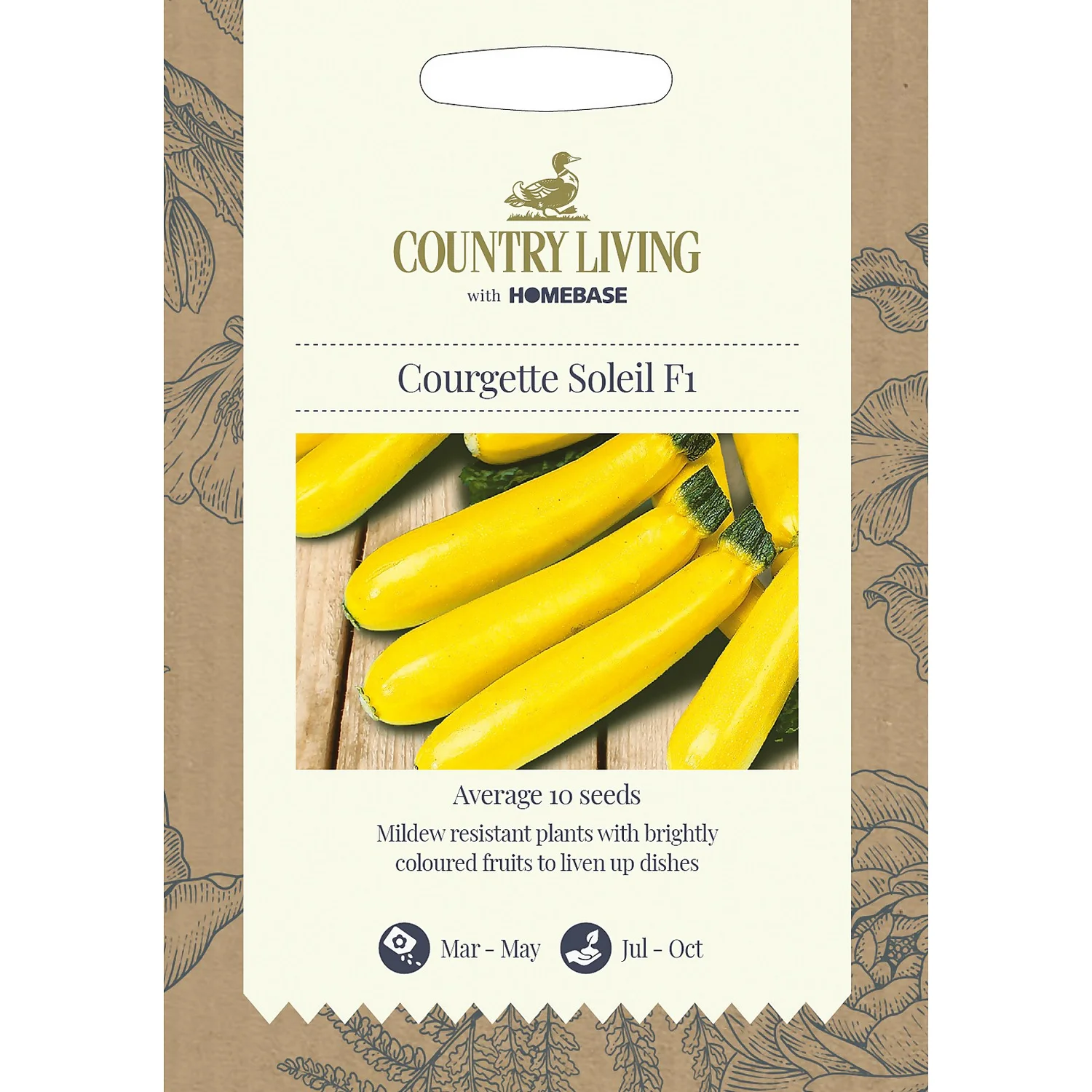 Country Living Courgette Soleil F1 Seeds 3 Country Living Courgette Soleil F1 Seeds