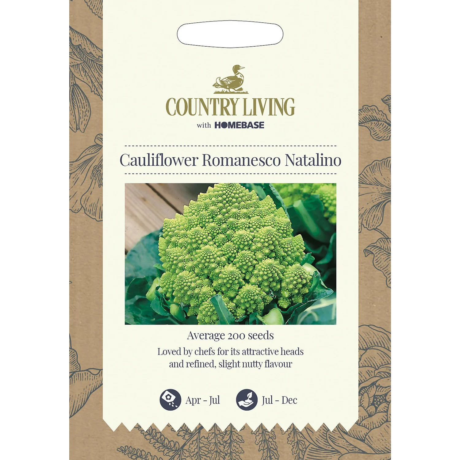 Country Living Cauliflower Romanesco Natalino Seeds 3 Country Living Cauliflower Romanesco Natalino Seeds