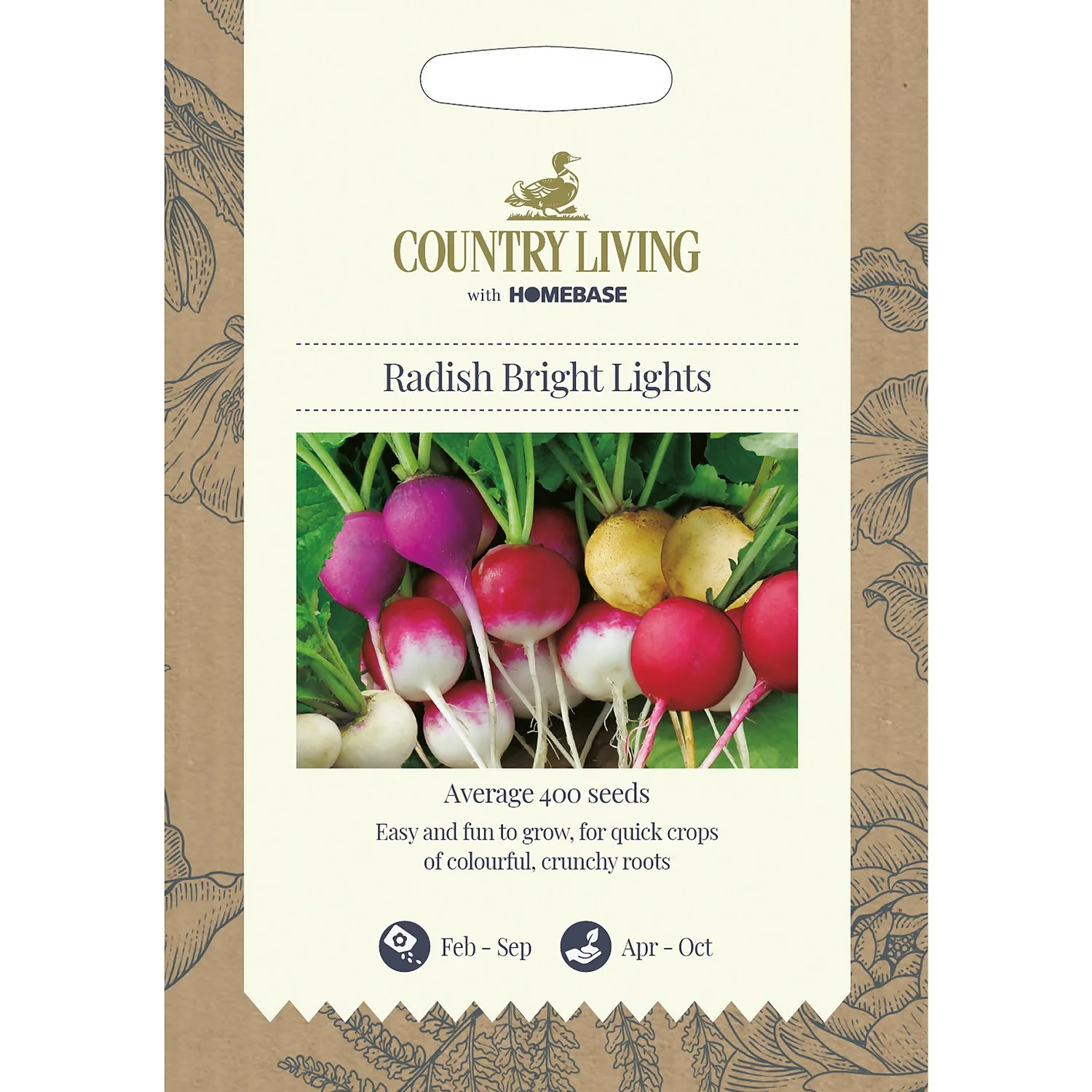 Country Living Radish Bright Lights Seeds 3 Country Living Radish Bright Lights Seeds