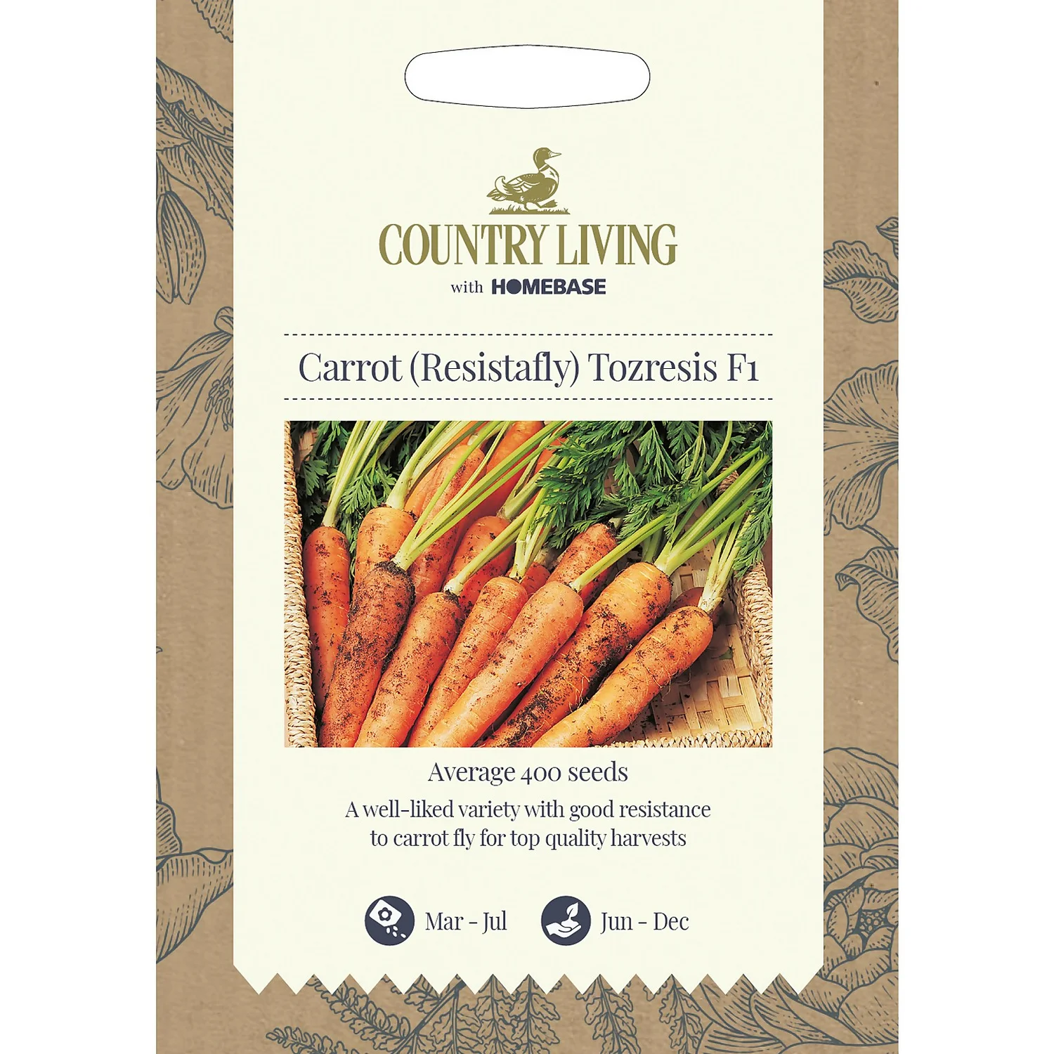 Country Living Carrot Resistafly Tozresis F1 Seeds 3 Country Living Carrot Resistafly Tozresis F1 Seeds