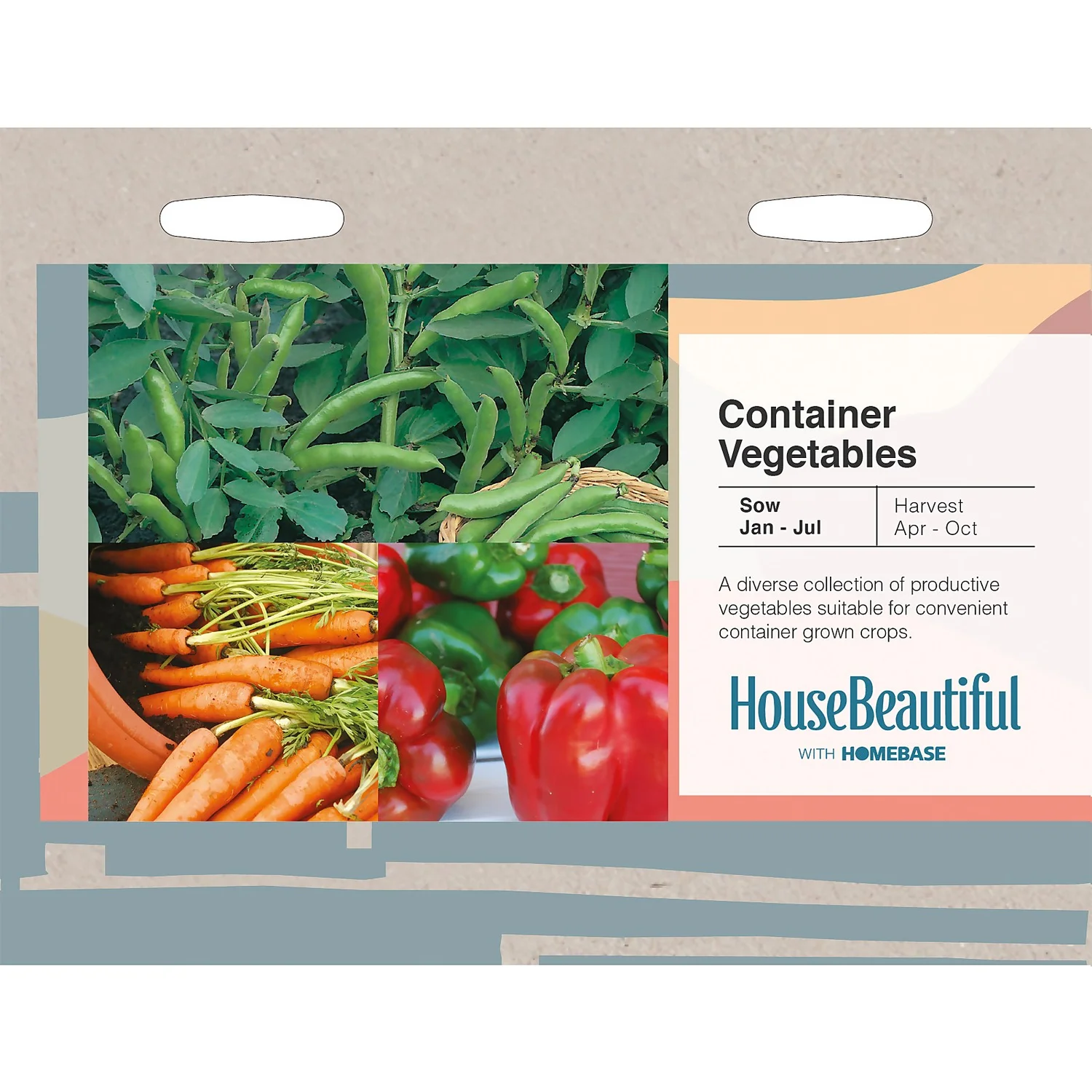 House Beautiful Container Vegetables Seeds 3 House Beautiful Container Vegetables Seeds