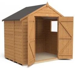 Forest Overlap Dip Treated 7x5ft Apex Shed - Double Door 13 Forest Overlap Dip Treated 7x5ft Apex Shed - Double Door -Elise Bloom 13129475 5934953458753448