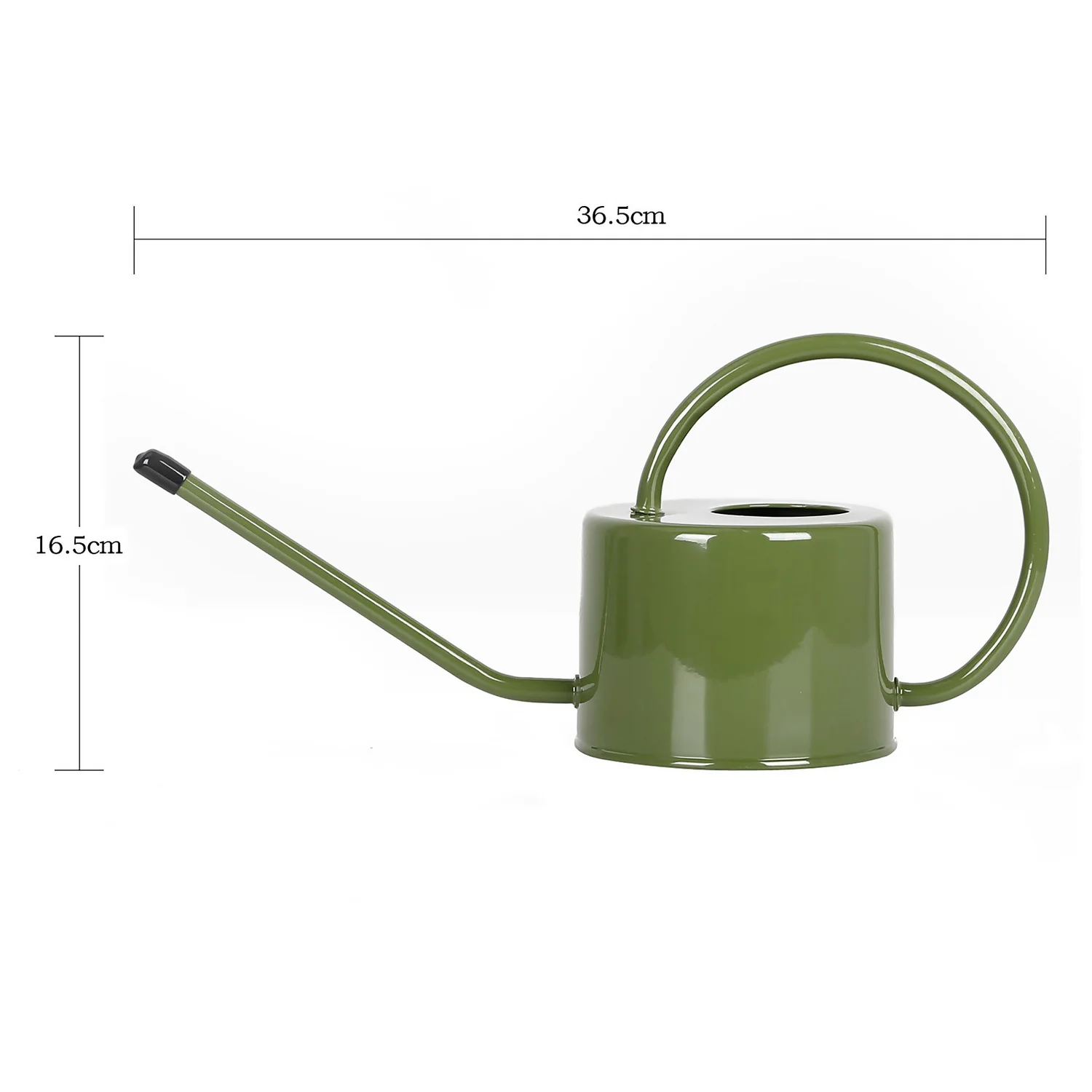Homebase Metal Watering Can 1L - Moss 5 Homebase Metal Watering Can 1L - Moss - Image 3