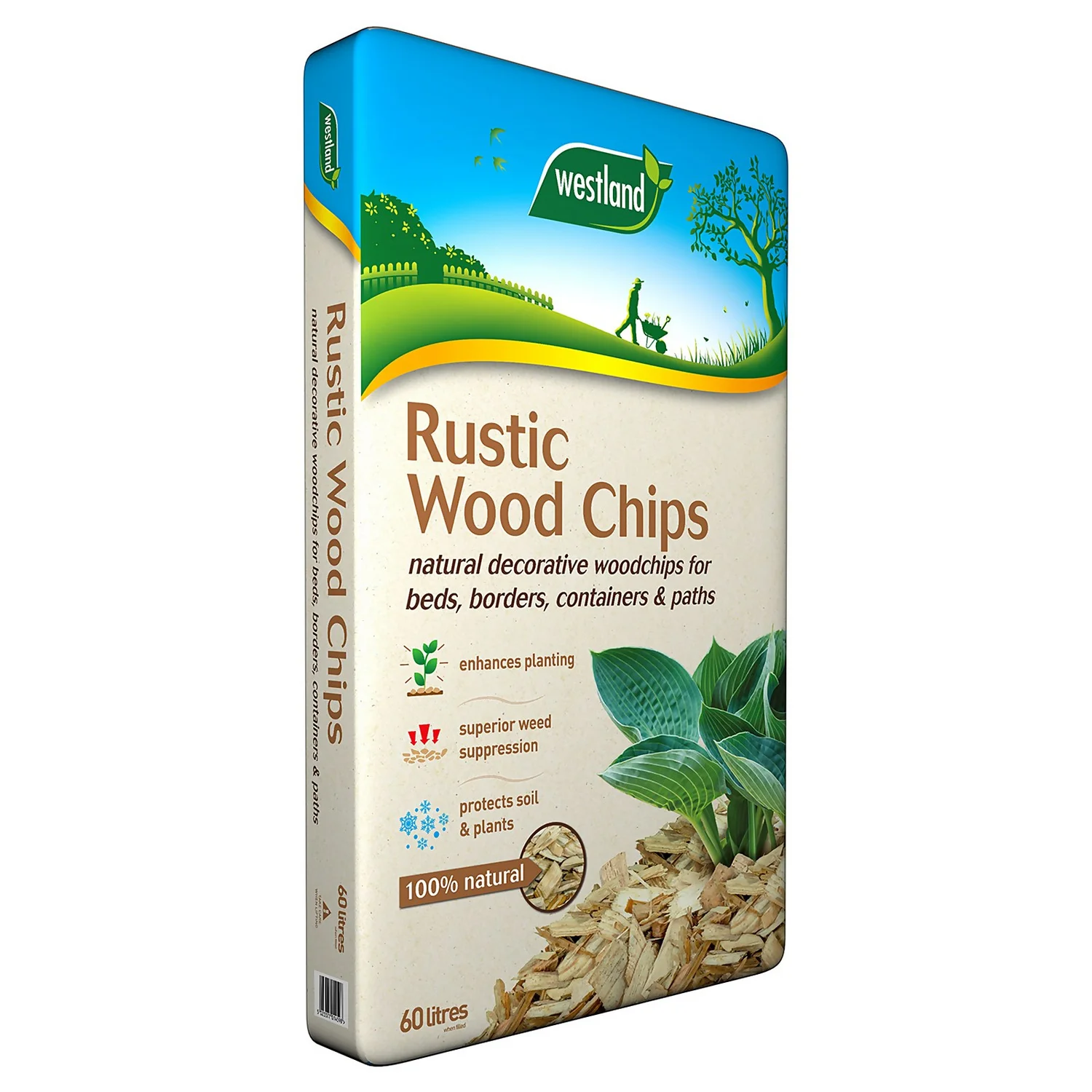 Westland Rustic Wood Chips - 60L 3 Westland Rustic Wood Chips - 60L