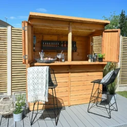 Forest Dip Treated Shiplap Pent Wooden Garden Bar 6 X 3ft 20 Forest Dip Treated Shiplap Pent Wooden Garden Bar 6 X 3ft -Elise Bloom 13281744 1964903941529638
