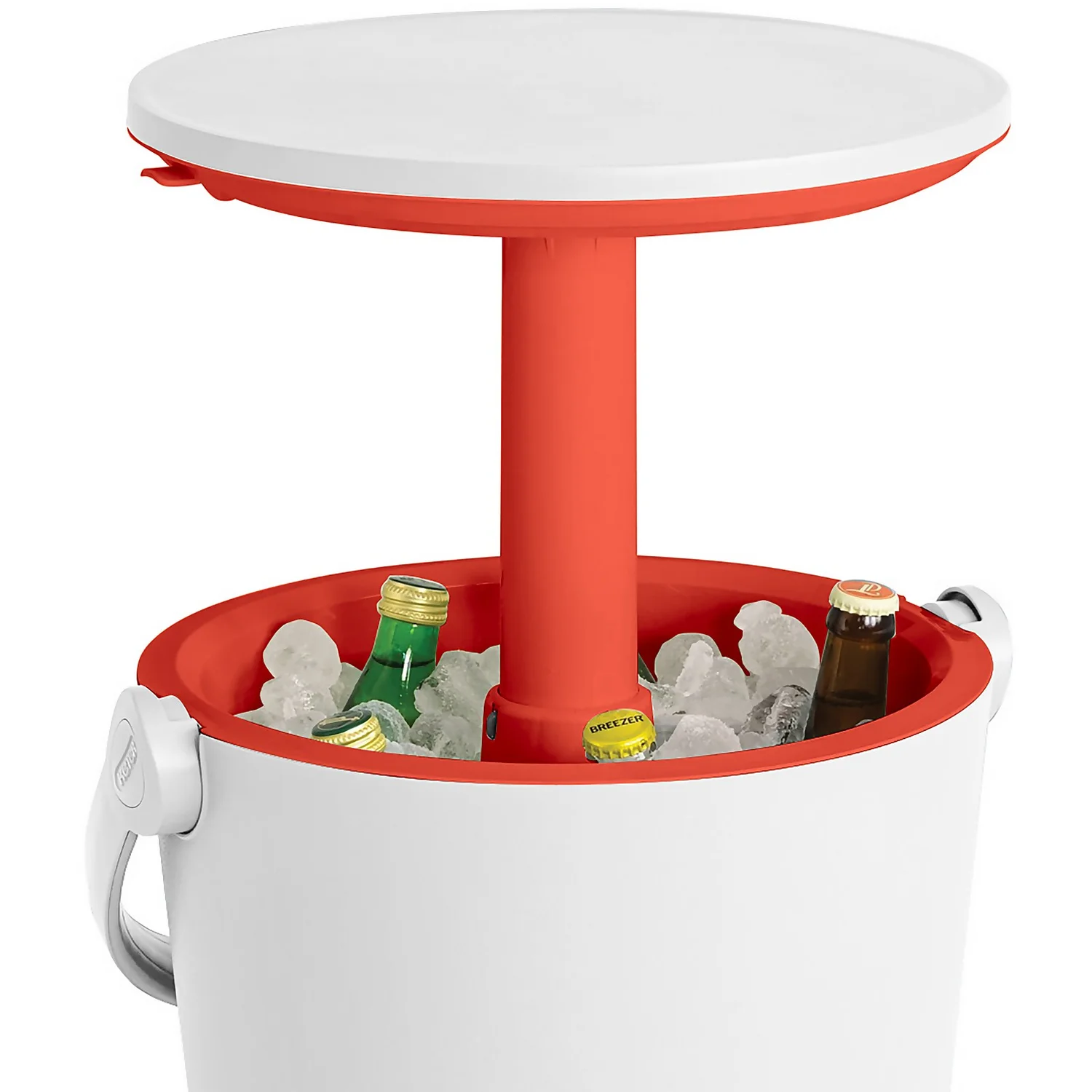 Keter GoBar Outdoor Ice Cooler Table Garden Furniture - Red / White 7 Keter GoBar Outdoor Ice Cooler Table Garden Furniture - Red / White - Image 5