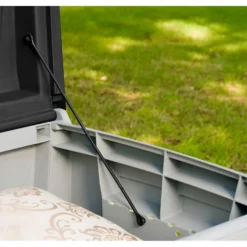 Keter Ace Outdoor Garden Storage Box 124 X 55 X 62.5 Cm - Grey And Black 17 Keter Ace Outdoor Garden Storage Box 124 X 55 X 62.5 Cm - Grey And Black -Elise Bloom 13432924 1234947994705587