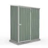 Absco 5 X 3ft Space Saver Metal Pent Shed - Green 1 Absco 5 X 3ft Space Saver Metal Pent Shed - Green -Elise Bloom 13440828 8324929164016900