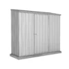 Absco 7.5 X 3ft Space Saver Metal Pent Shed - Zinc 1 Absco 7.5 X 3ft Space Saver Metal Pent Shed - Zinc -Elise Bloom 13440836 2395027360392542