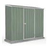 Absco 7.5 X 3ft Space Saver Metal Pent Shed - Green 1 Absco 7.5 X 3ft Space Saver Metal Pent Shed - Green -Elise Bloom 13440840 1584929185943639