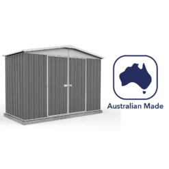 Absco 10 X 5ft Regent Metal Apex Shed - Grey 17 Absco 10 X 5ft Regent Metal Apex Shed - Grey -Elise Bloom 13440854 7074929164527527