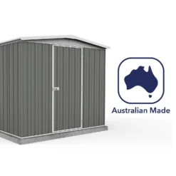 Absco 7.5 X7ft Regent Metal Apex Shed - Grey 17 Absco 7.5 X7ft Regent Metal Apex Shed - Grey -Elise Bloom 13440858 1104929164493099