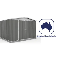 Absco 10 X 10ft Regent Metal Apex Shed - Grey 17 Absco 10 X 10ft Regent Metal Apex Shed - Grey -Elise Bloom 13440859 1404929164457186