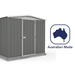 Absco 7.5 X 5ft Regent Metal Apex Shed - Grey 17 Absco 7.5 X 5ft Regent Metal Apex Shed - Grey -Elise Bloom 13440860 1634929163906572