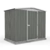 Absco 7.5 X 5ft Regent Metal Apex Shed - Grey 1 Absco 7.5 X 5ft Regent Metal Apex Shed - Grey -Elise Bloom 13440860 1794929163464897