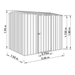 Absco 7.5 X 5ft Premier Reverse Apex - Dark Grey 13 Absco 7.5 X 5ft Premier Reverse Apex - Dark Grey -Elise Bloom 13440866 2064929164637474