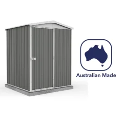 Absco 5 X 5ft Regent Metal Apex Shed - Grey 17 Absco 5 X 5ft Regent Metal Apex Shed - Grey -Elise Bloom 13440867 1004929164001024