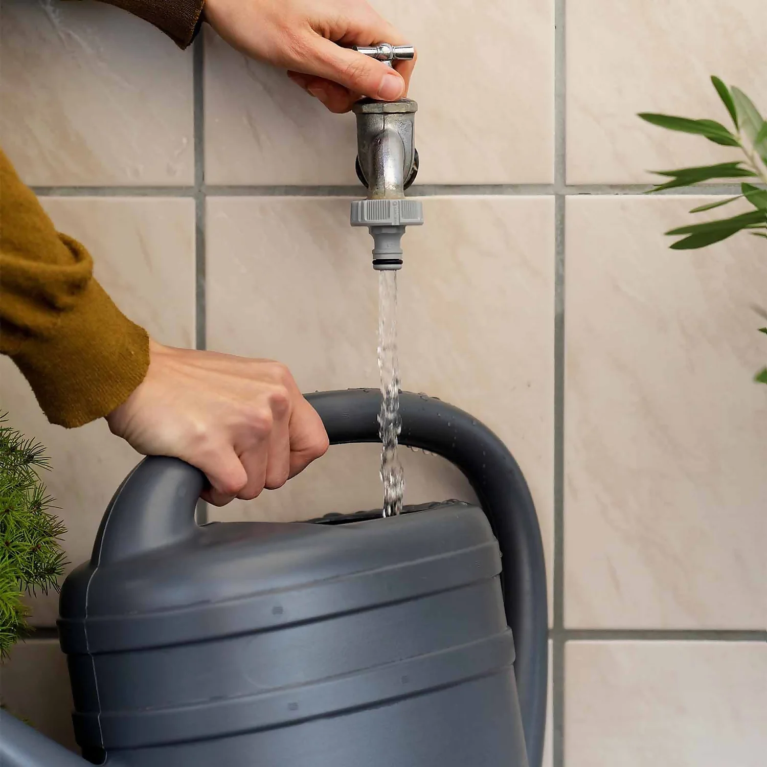 GARDENA Threaded Tap Hose Pipe Connector 4 GARDENA Threaded Tap Hose Pipe Connector - Image 2