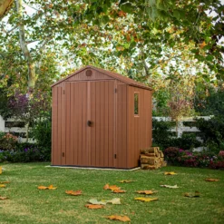 Keter Darwin Outdoor Apex Garden Storage Shed 6ft X 6ft - Brown 20 Keter Darwin Outdoor Apex Garden Storage Shed 6ft X 6ft - Brown -Elise Bloom 13492315 1305036180721927