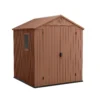 Keter Darwin Outdoor Apex Garden Storage Shed 6ft X 6ft - Brown 2 Keter Darwin Outdoor Apex Garden Storage Shed 6ft X 6ft - Brown -Elise Bloom 13492315 6865036180291139
