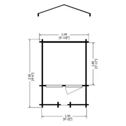 Shire 7 X 7ft Maulden Log Cabin - Including Installation 17 Shire 7 X 7ft Maulden Log Cabin - Including Installation -Elise Bloom 13505217 1714931993564877