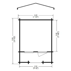 Shire 9 X 9ft Maulden Log Cabin 17 Shire 9 X 9ft Maulden Log Cabin -Elise Bloom 13505221 9074931992498134
